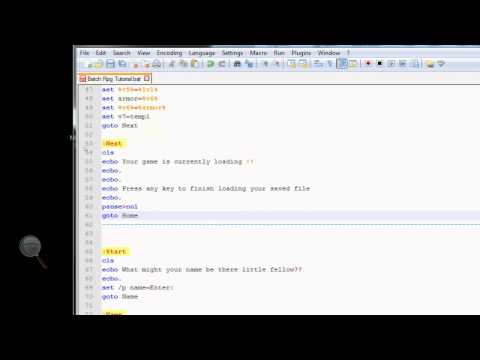 Making a Batch Rpg part2 Save/Load