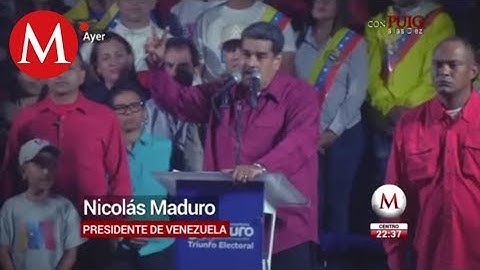 Maduro se declaró ganador del proceso electoral venezolano