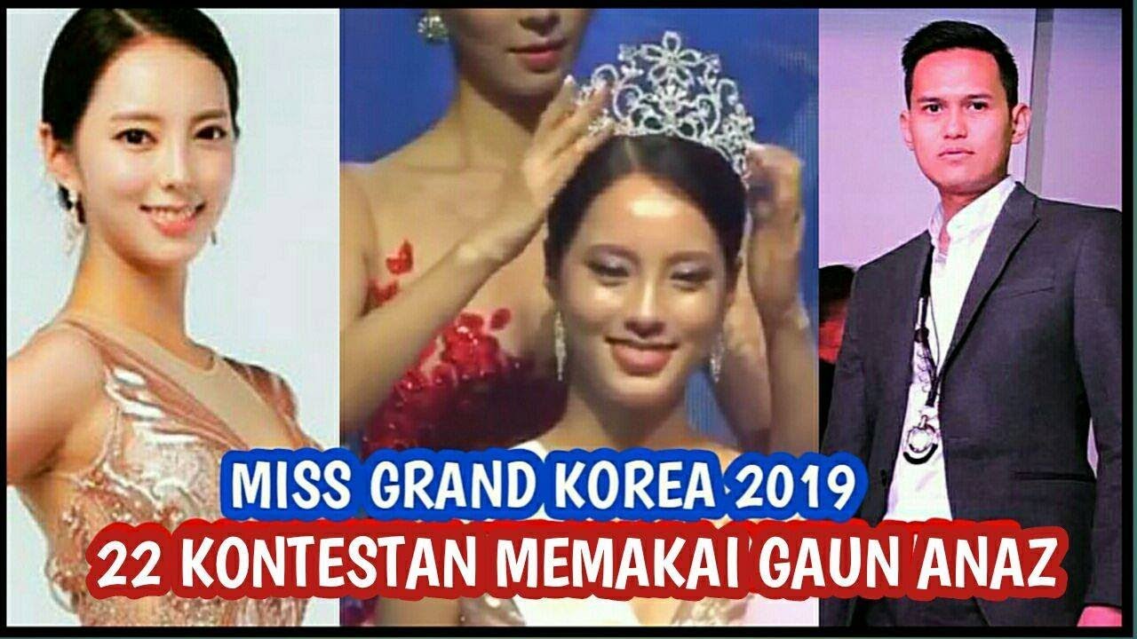 MISS GRAND KOREA  2021 22 FINALIS KENAKAN BAJU  DESIGNER 