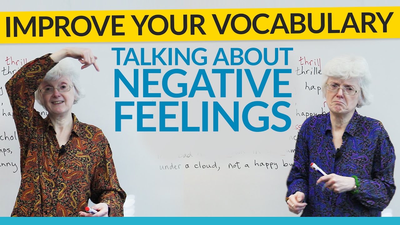 ⁣Vocabulary to talk about your feelings in English: anger, fear, and confusion
