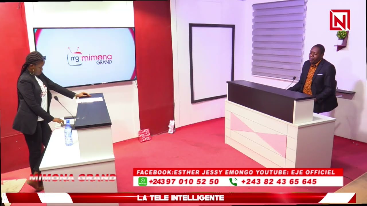 LE MAGAZINE MIMONA GRAND REÇOIT L'ARTISTE HUMORISTE FÉLIX KISABAKA