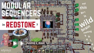 I built a 5 track sequencer in Minecraft Redstone - Ed's Minecraft Music Adventures Ep. 1