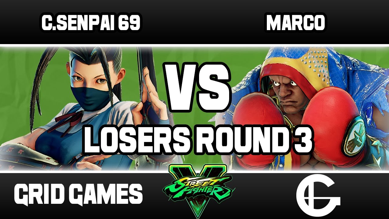 C.Senpai 69 (Ibuki) VS Marco (Balrog) | Grid SFV BiWeekly 20 | Losers Round 3