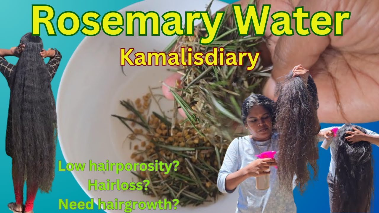 How to Make Rosemary Water for FAST Hair Growth/how to make rosemary water at home 