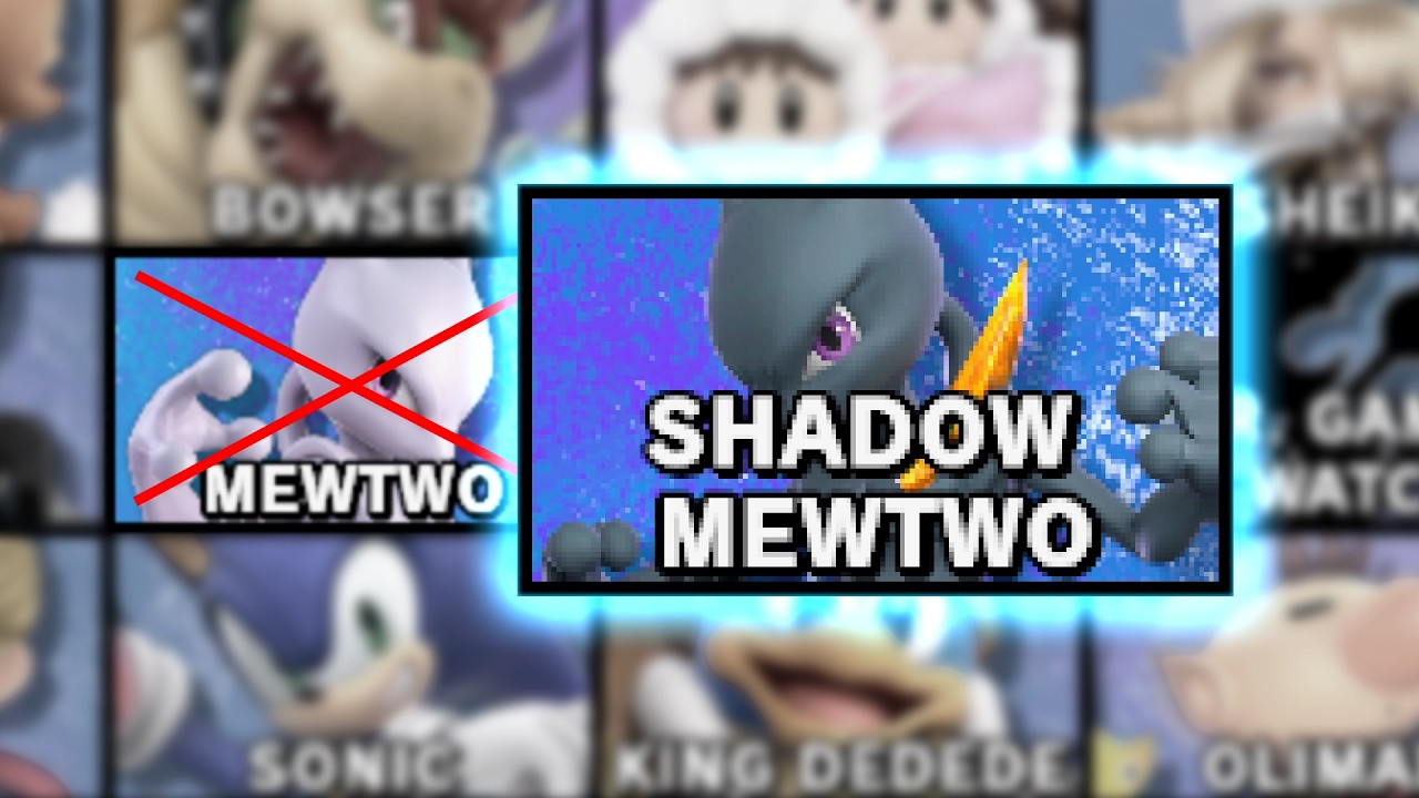 They added a NEW POKEMON to Smash Ultimate - Shadow Mewtwo