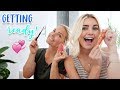 GET READY WITH ME AND MY MOM!