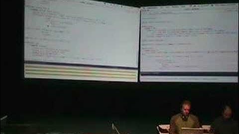 aa-cell live coding at The Loft 3