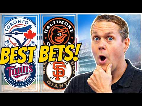 Video MLB BEST Bets TODAY! Blue Jays vs Orioles | Twins vs Giants | Monday MLB