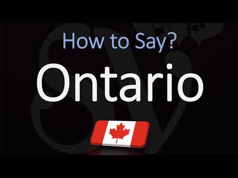 How to Pronounce Ontario? (CORRECTLY) Canadian Pronunciation - YouTube