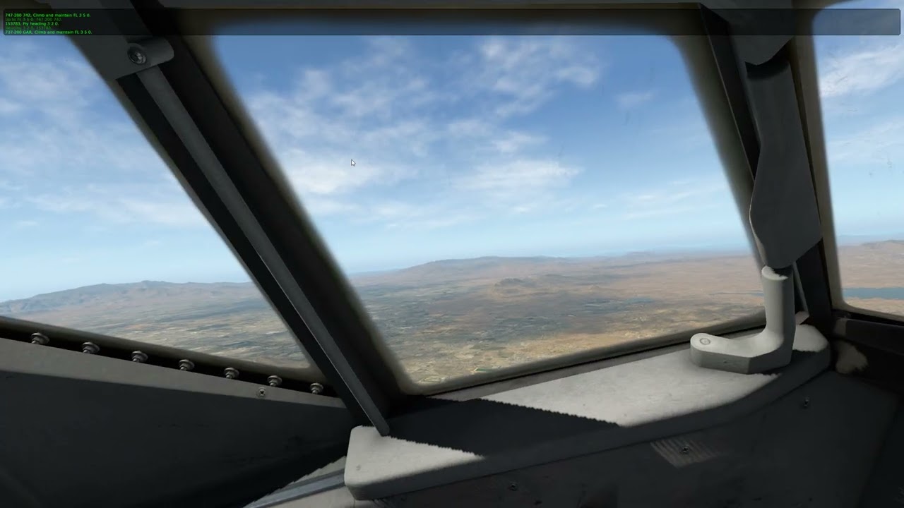 KLAX-KLAS (first time flying Flyjsim's 727)