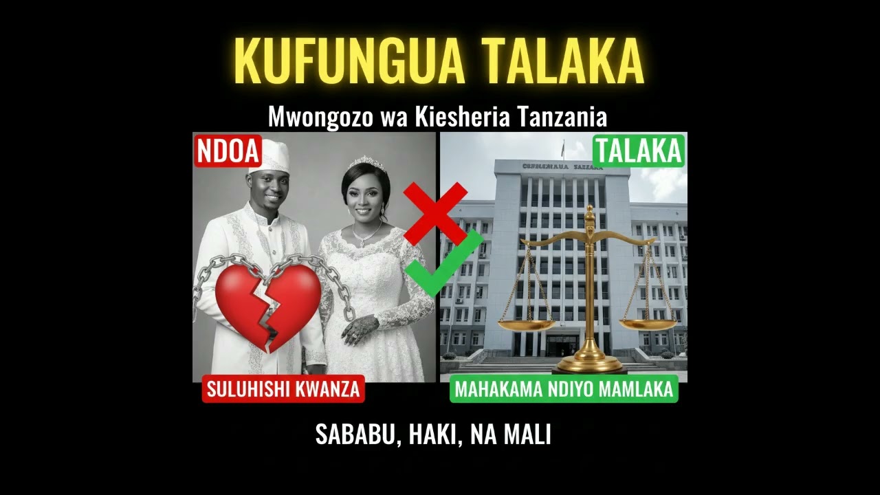 HATUA YA KUFUNGUA KESI YA KUDAI TARAKA MAHARI PA K#UFUNGULIA #sheriatanzania #sheriayataraka #ndoa