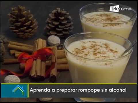 Aprenda a preparar rompope sin alcohol