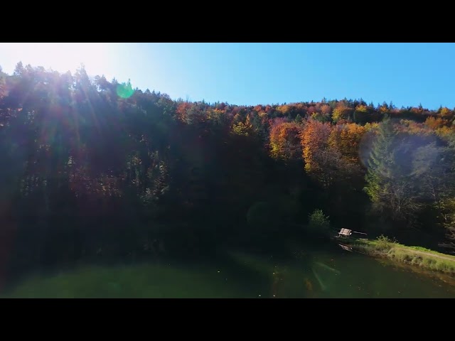 Drohnenvideo Herbst in Hohenberg