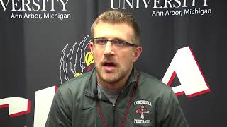CUAA FB: Coach Schumacher previews #2 Reinhardt