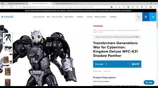 Transformers Kingdom Wave 4 Reveals(Tigatron/Waspinator/Shadow Panther)