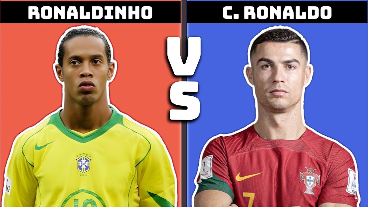 Cristiano Ronaldo Og Ronaldinho In Terms Of Football Finesse, I Rank