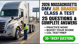Massachusetts DMV Air Brakes Class A Test Guide 2026