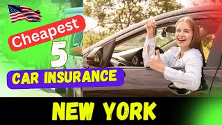 🚗 Cheapest Car Insurance in New York 2025 | Top Companies & Best Rates Revealed!