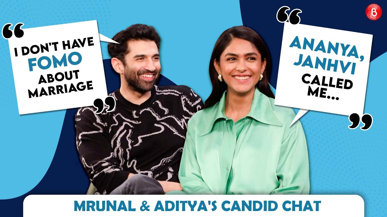Aditya Roy Kapur & Mrunal Thakur on marriage, phone call from Ananya, trolls, rejections & Gumraah