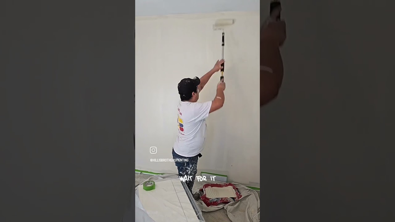 Big Color Transformation! Beautiful neutral color SW 9109 Natural Linen. Before and After