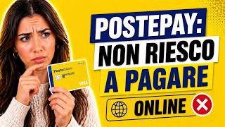 Postepay: Non riesco a pagare online