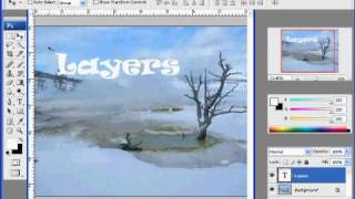 Rasterizing Type in Photoshop