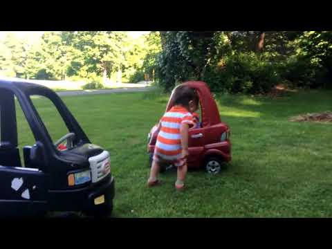 Twin Toddlers Have Adorable Fight Over Toy Car