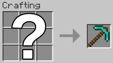 How To Make A Diamond Pickaxe In Minecraft