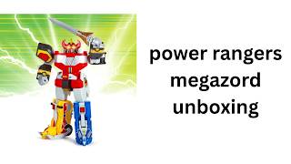 My unboxing of the reingition power ranger mega zord