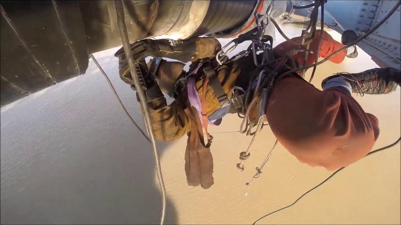 Travaux de soudage par les cordistes soudeurs de VERTICA