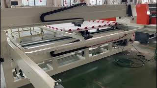 HFJ-28A-2 SINGLE HEAD COMPUTER QUILTING MACHINE,HIGH SPEED LOCK STITCH,AUTO TRIMMER,SERVO SYSTEM