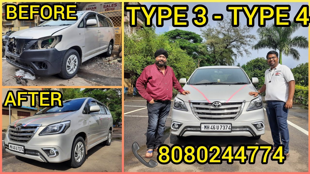 Innova Type 3 to Type 4 modification at Suri Motor Vashi Innova Restoration YouTube