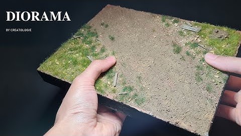 HOW TO MAKE A DIORAMA / EASY / TUTO / BUILD DIORAMA / #diorama