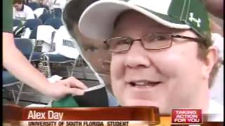 USF fans rally for spot  NCAA tournament