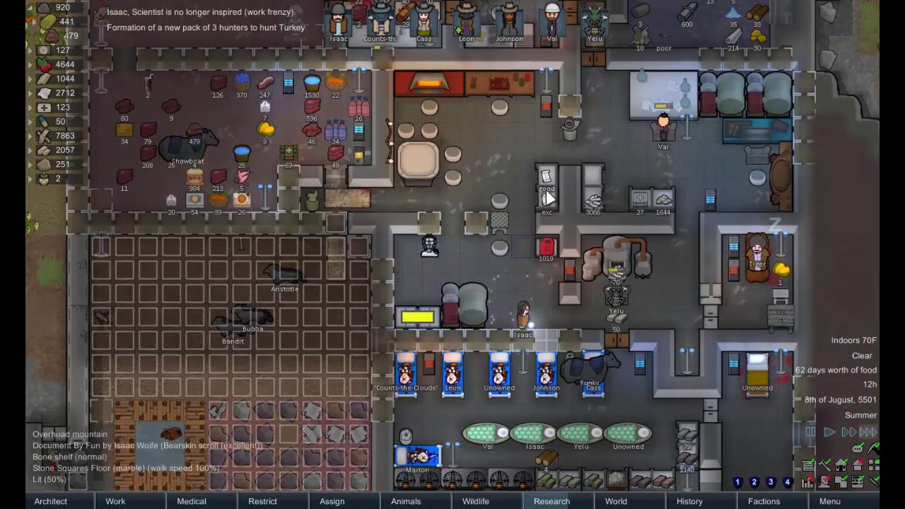 Rimworld, Tale of the Mad Scientist, E5, The Mecha Muffalo - YouTube