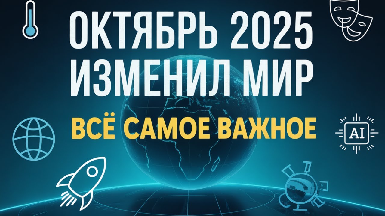 Октябрь 2025: наука, технологии и события, которые меняют мир