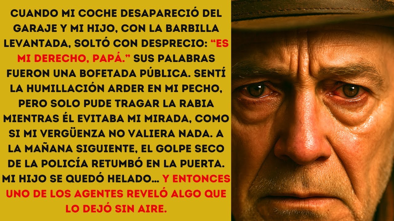 Mi hijo vendió mi coche diciendo “es MI DERECHO”, pero al día siguiente la POLICÍA llamó a su puerta