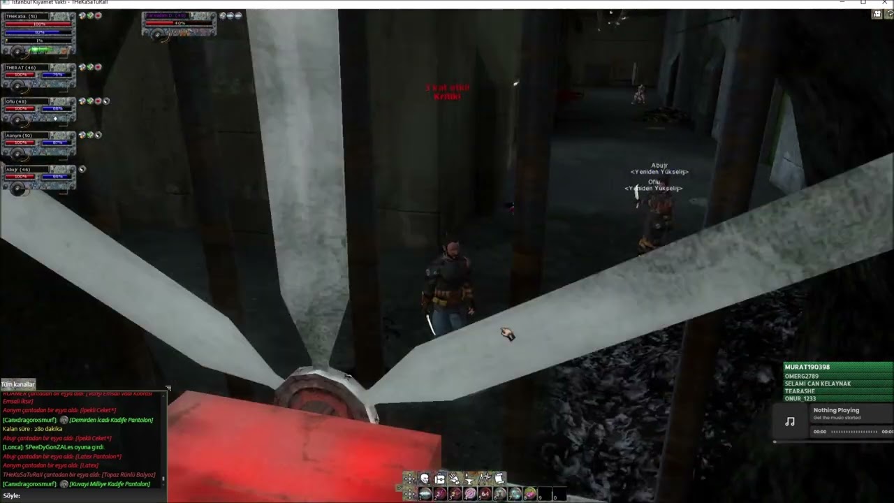 İstanbul kıyamet vakti . Karaköy yeni sunucu motorin kesimi