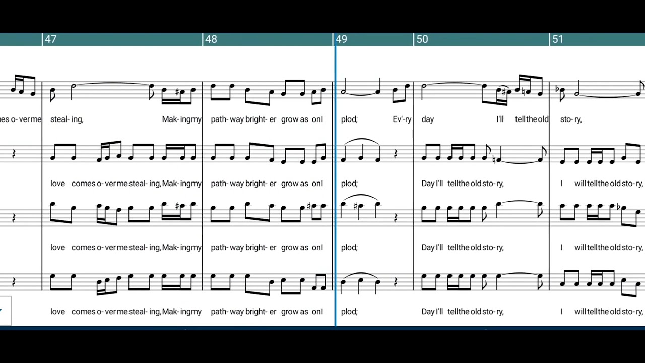 It's a Grand and a Glorious Feeling - SATB - YouTube