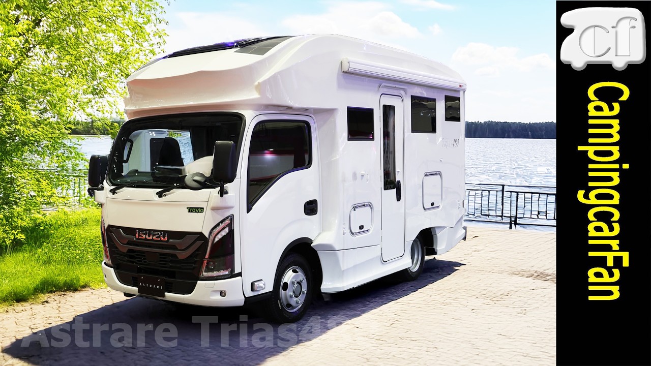【トラヴィオ アストラーレ トリアス480：バンテック】詳細レビューと他車情報：リビングスタイルのダイネットと2段ベッド兼多目的ルームを持つ5m未満のキャブコンキャンピングカー
