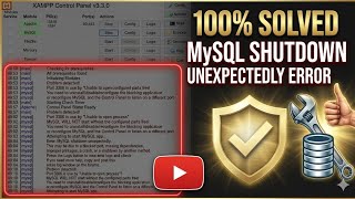 How to Solve MySQL Shutdown Unexpected error : Error Solved(Xampp Server) @AKTECHUNIVERSE007  Profile