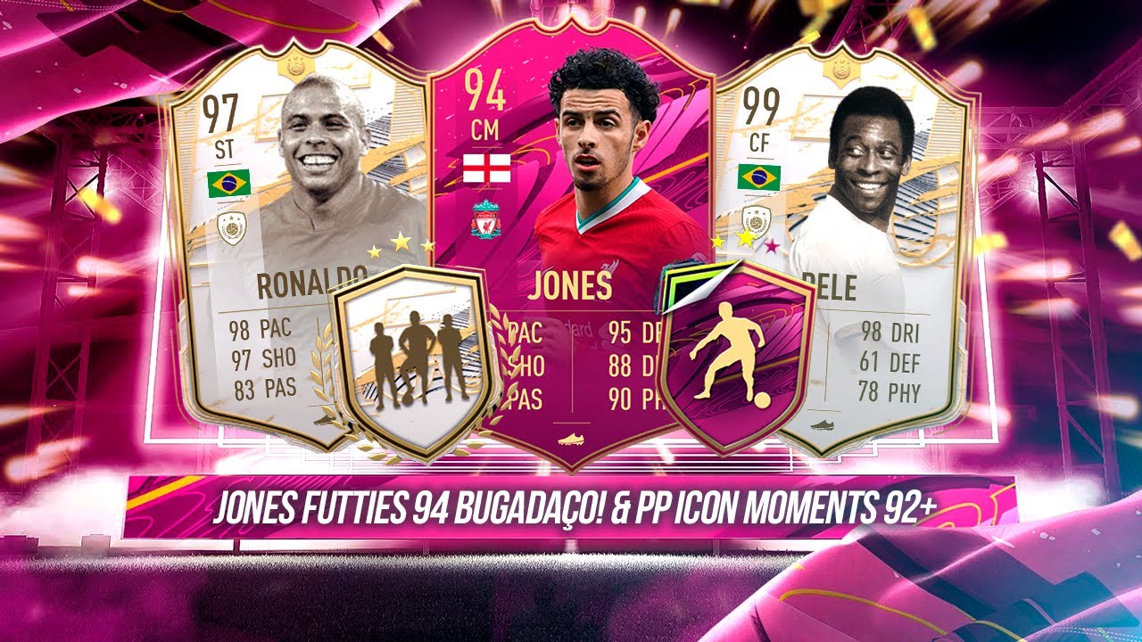SIM! O MAIS BUGADO ESTÁ DE VOLTA JONES 94 FUTTIES INSANO & PLAYER PICK ICON MOMENTS 92+ | 