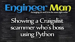 Showing a Craigslist scammer who's boss using Python