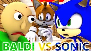 Baldi Vs Sonic In Minecraft Horror Game Minecraft Animation Reuploaded