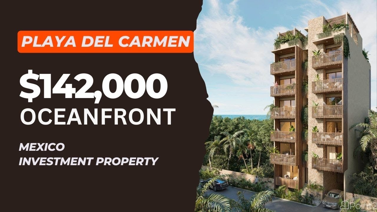 Oceanfront Condo $142K Playa del Carmen Mexico Rental Investment Income
