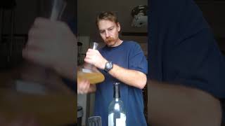 Double decanting 2018 Bordeaux Mascato.
