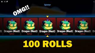 OMG!! I GOT DRAGON IN 100 ROLLS..!☠️ screenshot 1