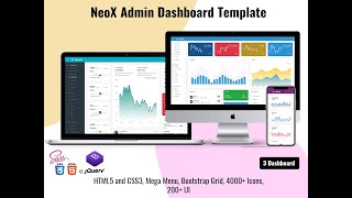 NeoX Admin Dashboard Template with management tools