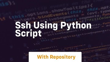 ssh using python script