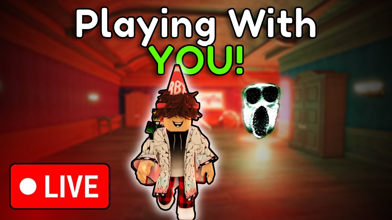 [🔴LIVE] Playing Doors With Fans!!